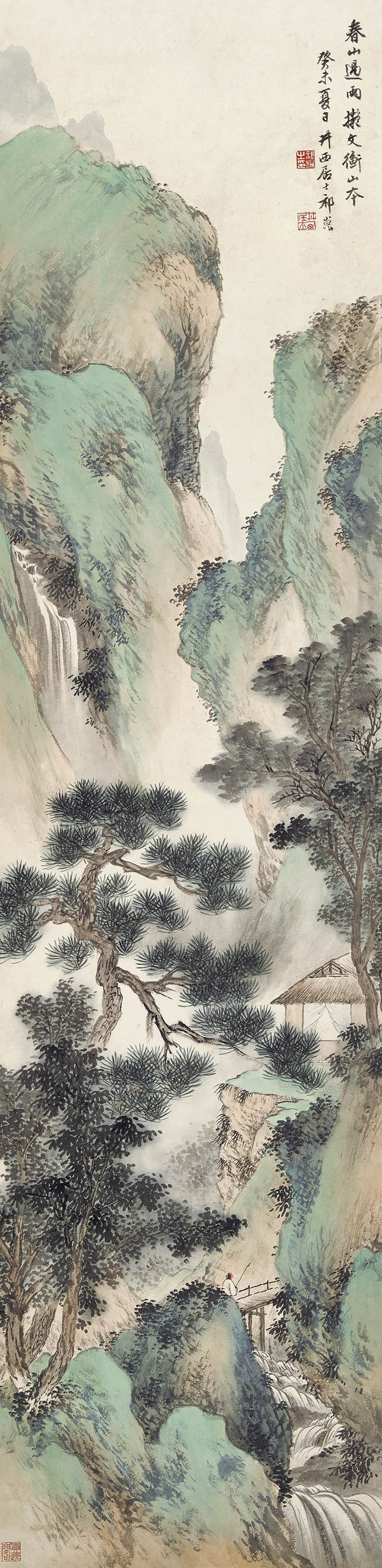 祁崑  春山过雨