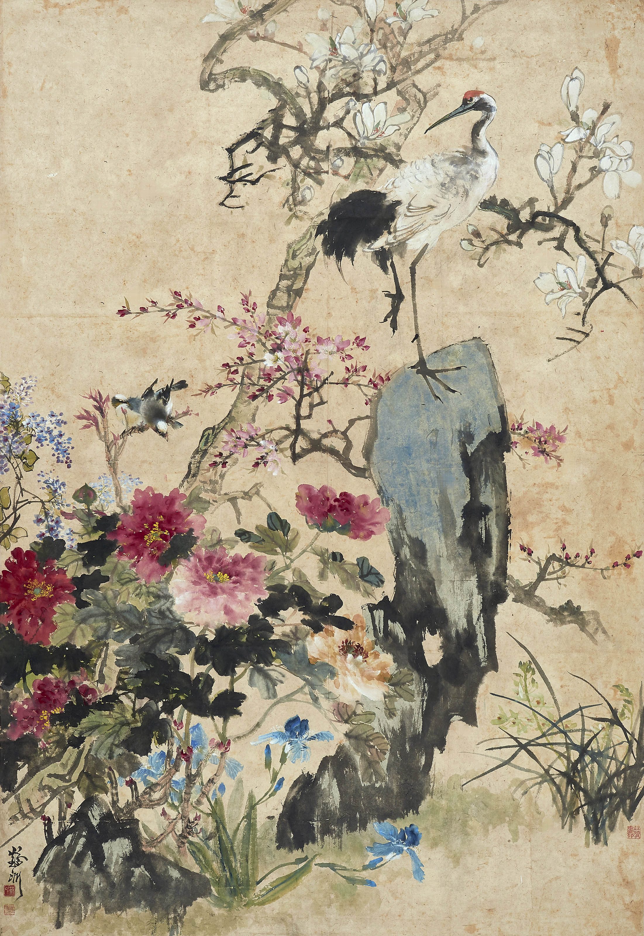 蔡鹤洲  富贵长春