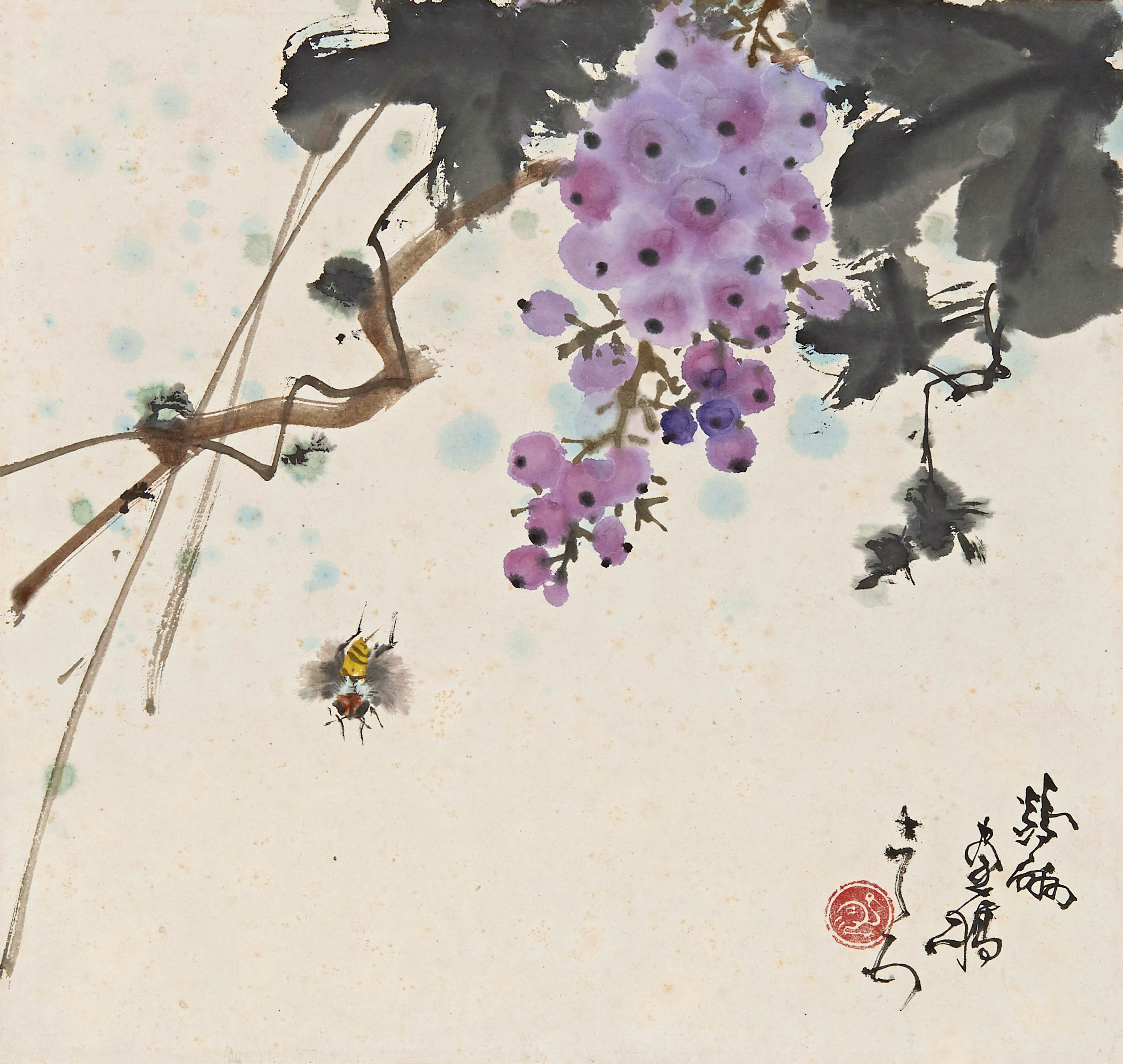 蔡鹤洲  葡萄蜜蜂