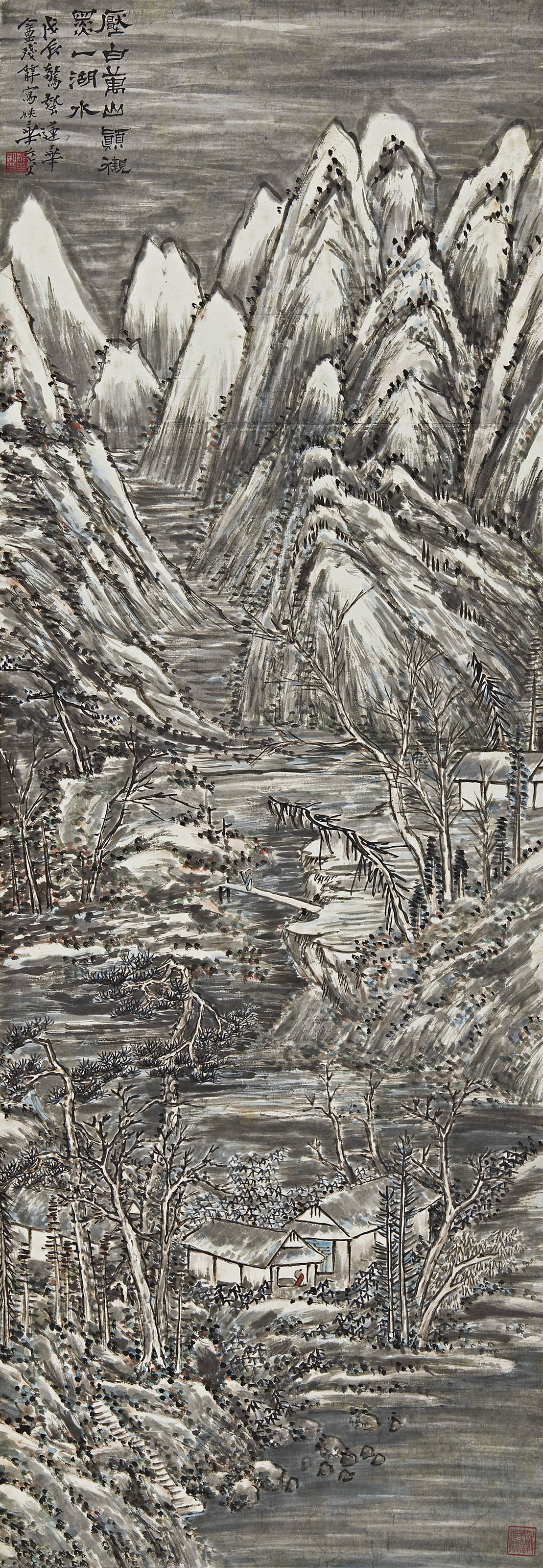 姚华  万山载雪