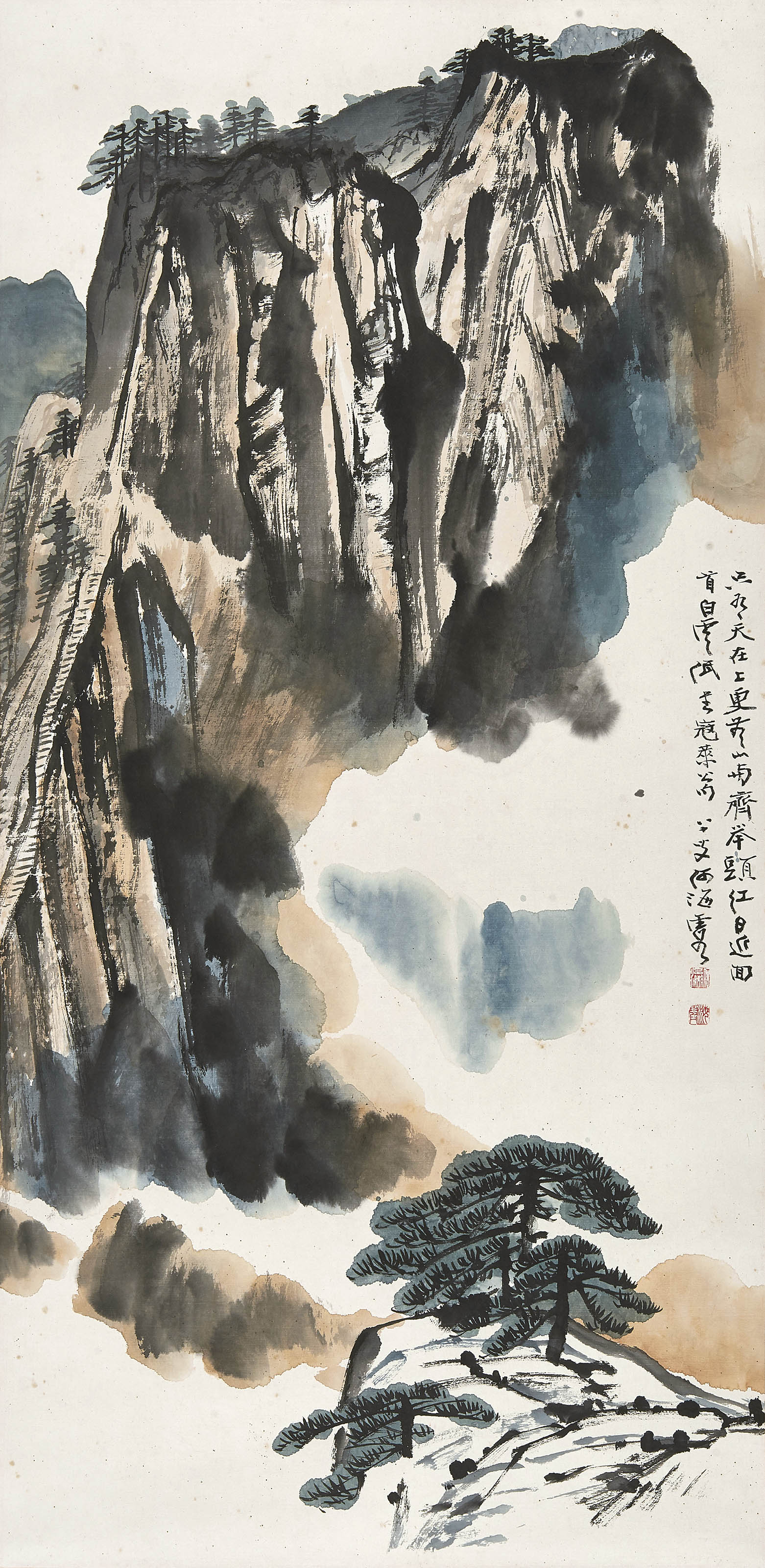 何海霞  华岳松风